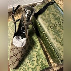 WOMEN'S GG SLINGBACK PUMP